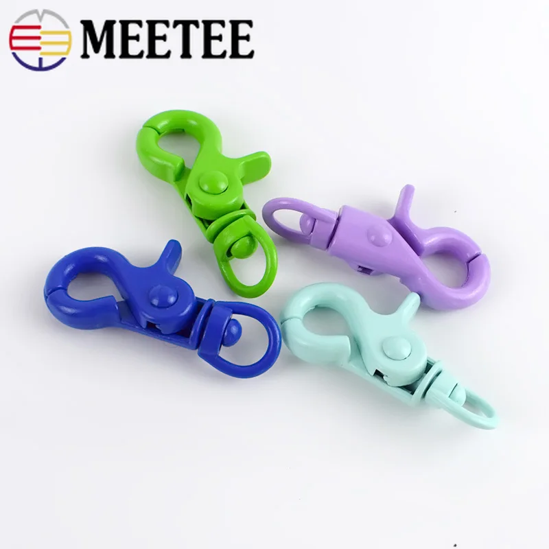Meetee 5/10 шт 20х43 мм цветной брелок с пряжкой замок Омаров DIY украшения ручной работы