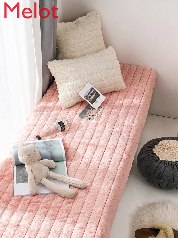 Prezzo Coperta Del Cuore Della Ragazza Di Colore Solido Su Ordinazione Antiscivolo Del Cuscino Del Balcone Della Camera Da Letto Del Cuscino Della Finestra Della Peluche Di Ispessimento Di Stile Europeo