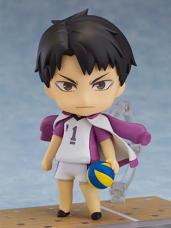 

10cm Haikyuu!! Anime Figures Ushijima Wakatoshi #789 Kei Tsukishima #616 PVC Action Figures Cute Toys Collector Brinquedos Sport