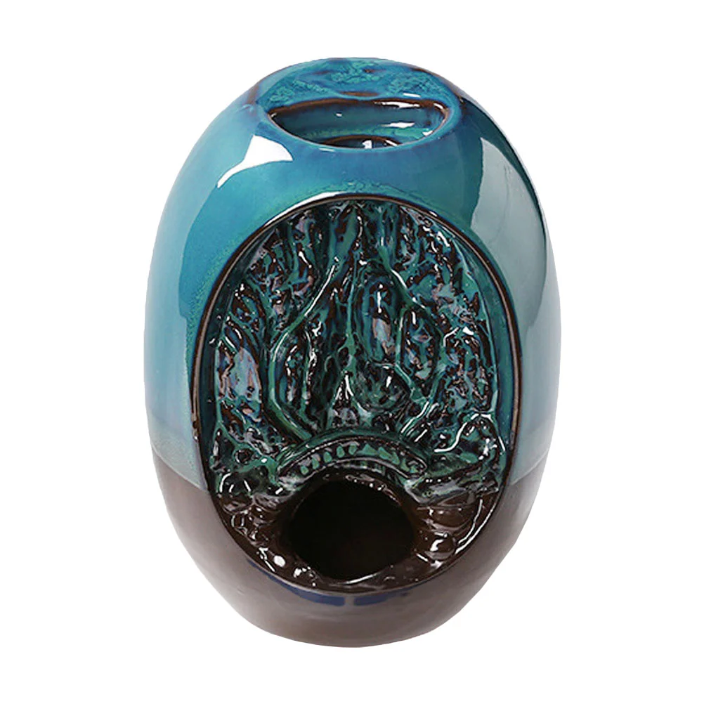 

1Pc Home Tabletop Aromatherapy Container Novel Incense Burner Ceramic Censer