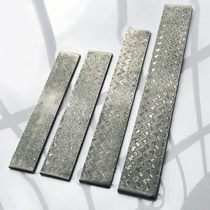 Пустое лезвие для ножа VG10, дамасская сталь, волнистый узор, для самостоятельного изготовления изысканных ножей, термическая обработка