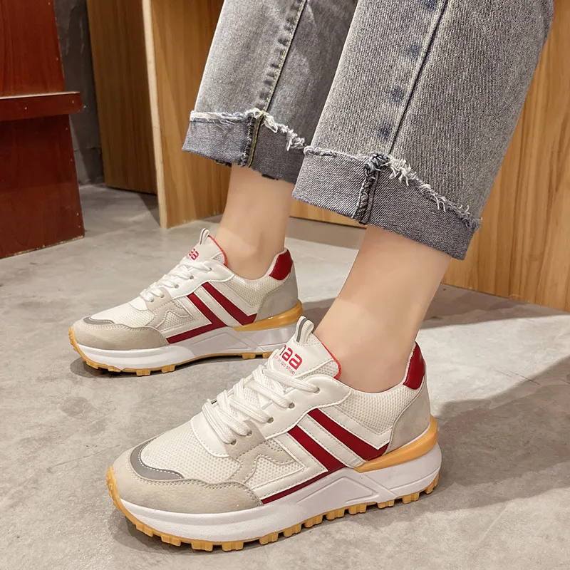 

Sneakers Women Platform Shoes Breathable Thick Bottom Designer Casual Sport Female Shoes Chunky Sneakers Women Chaussure Femme