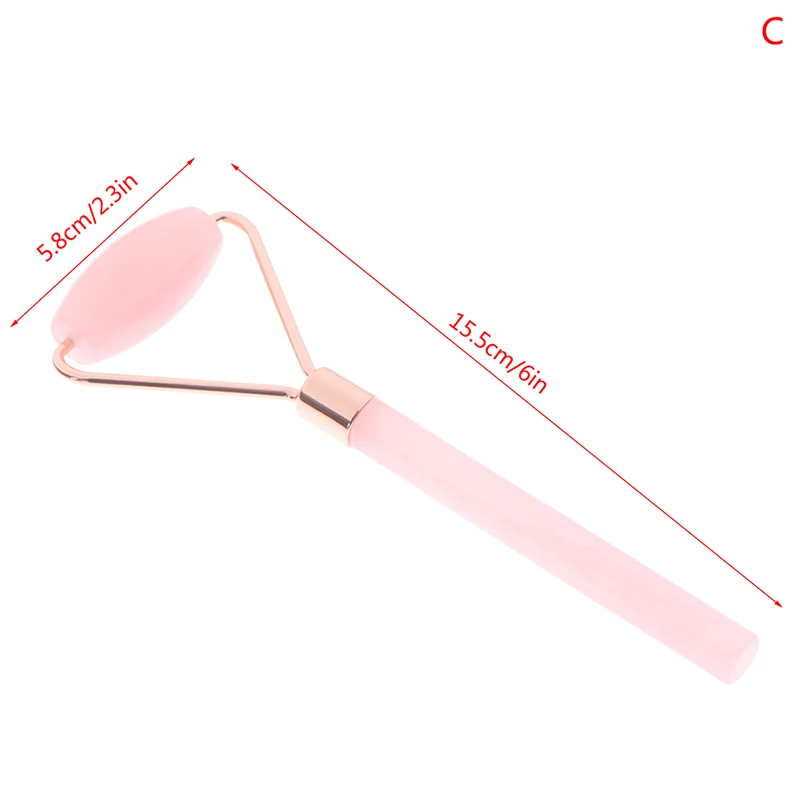 

Skin Care Beauty Set Rose Quartz Jade Roller Face Slimming Massager Face Lifting Natural Jade Stone Facial Massage Roller
