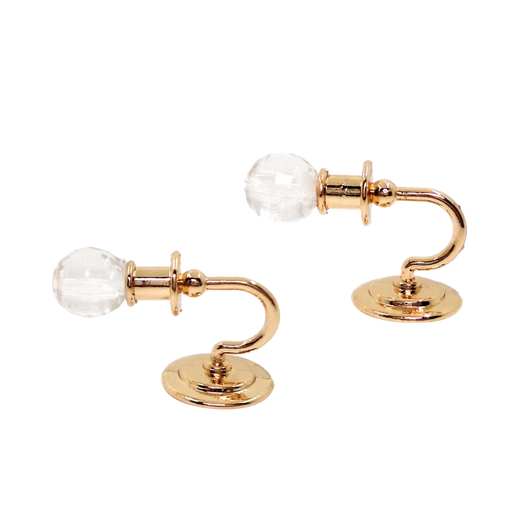 

12th Dollhouse Miniature Accessory Wall Lamp Light Model 2pcs