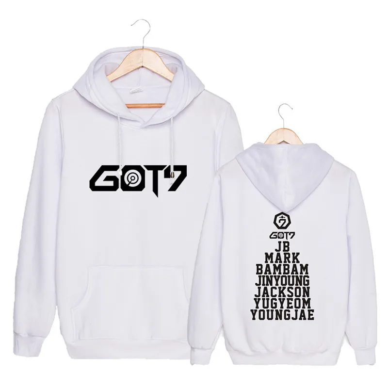 Толстовка с капюшоном и длинными рукавами GOT7 JACKSON MARK худи пуловеры оверсайз PG058 |