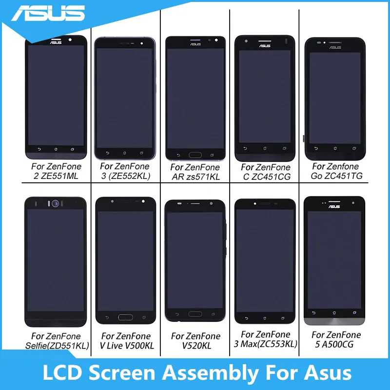 Оригинальный ЖК экран Asus в сборе для ZenFone 2 ZE551ML запасные части ZenFone5 A500CG запчасти