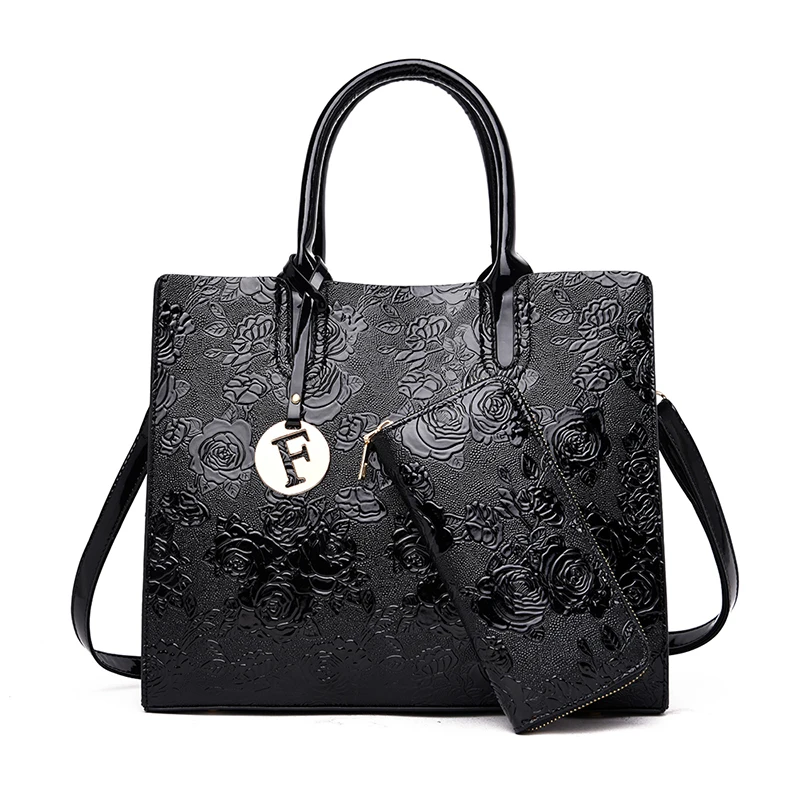 Женская сумка из лакированной кожи Высококачественная искусственной с