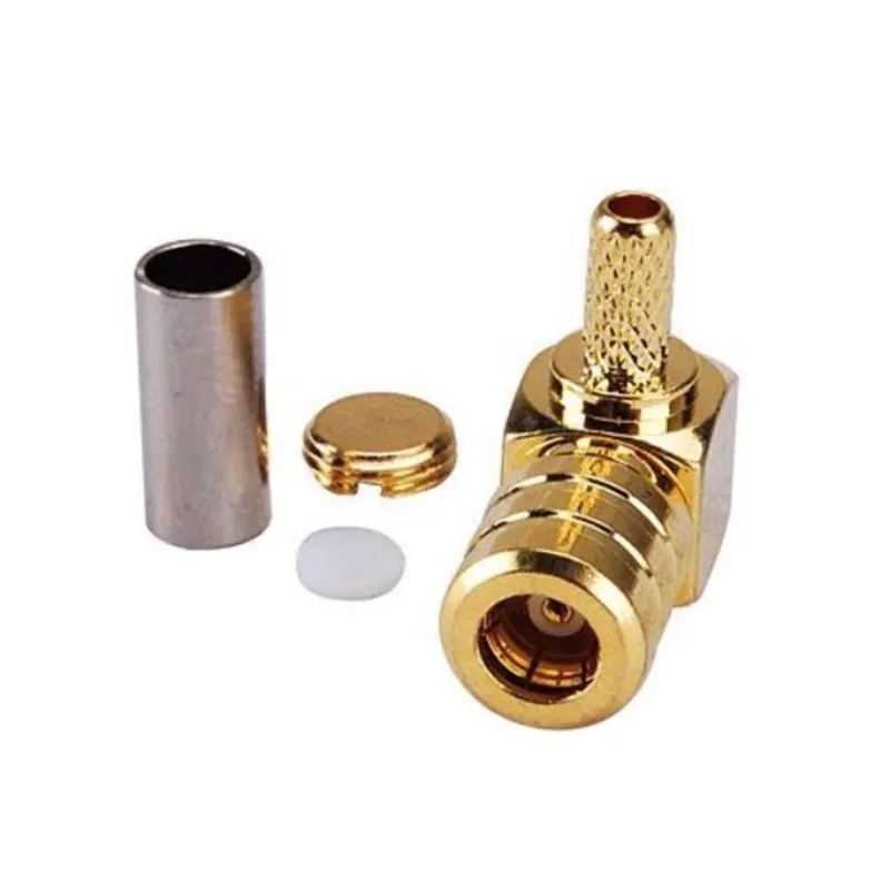 

2pcs SMA Female Plug Connector Crimp For RG316 RG174 Cable RF Coaxial Adapter