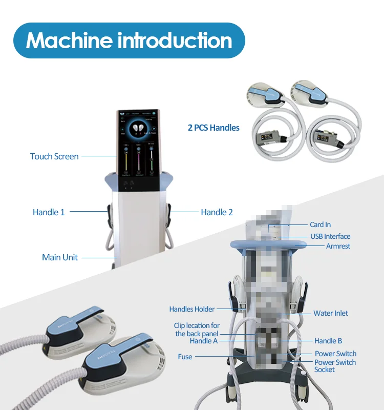 

2021 Newest Body Slimming Machine EMSLIM NEO 7T HIEMT EMS RF 2 Handles 4 Handles 5 Handles Sculpt Muscle Burn Fat Skin Tighten