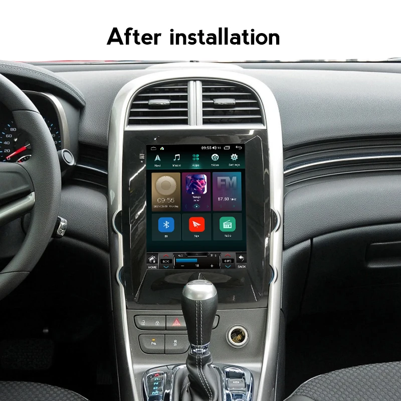 Автомобильный радиоприемник IPS RDS DSP для Chevrolet Malibu 2012-2015 Tesla Style Android 11 Carplay