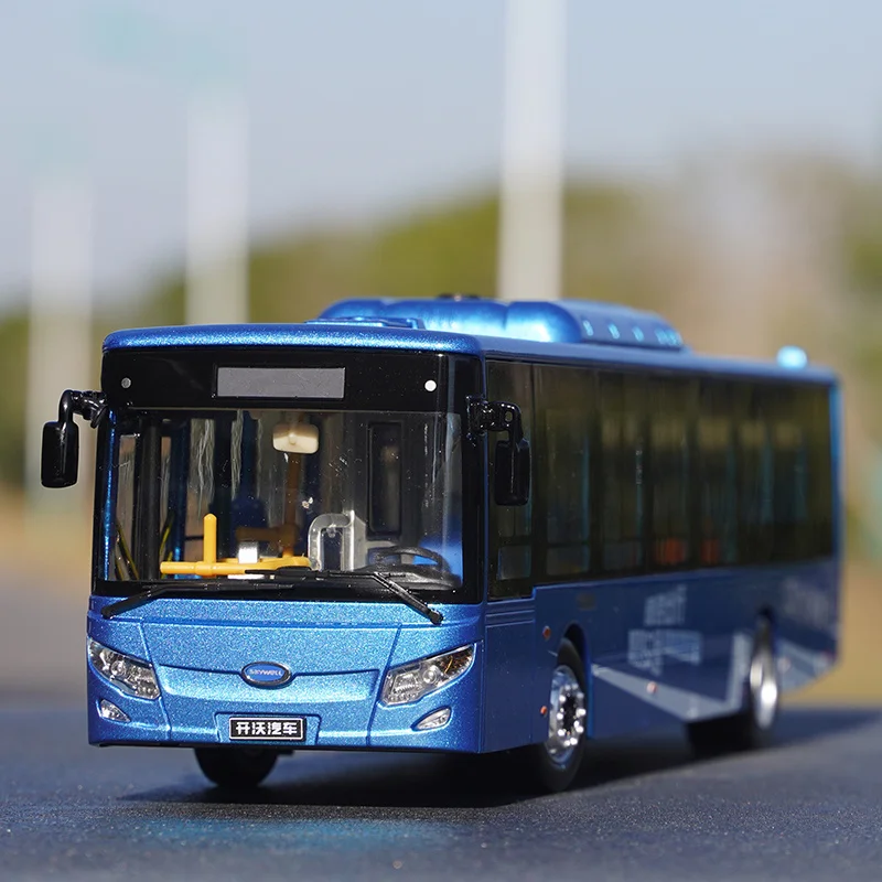 

1/42 scale alloy die-casting car model original Nanjing Jinlong Kaiwo new energy bus H12 high-end collection holiday gift