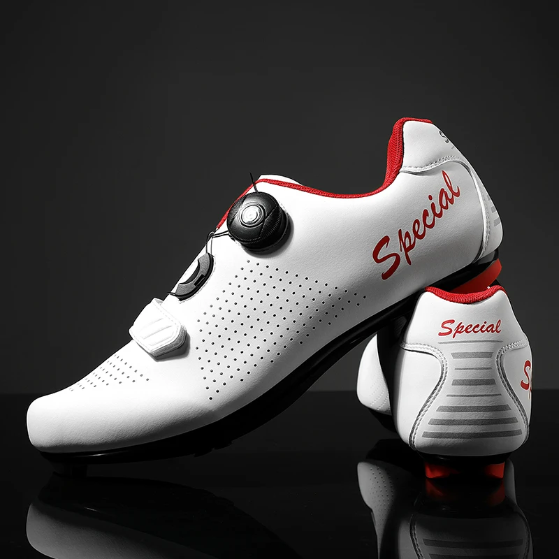 

women road cycling shoes mountain cycling shoes self-locking shoes men's non-slip breathable racing competitive cycling shoes