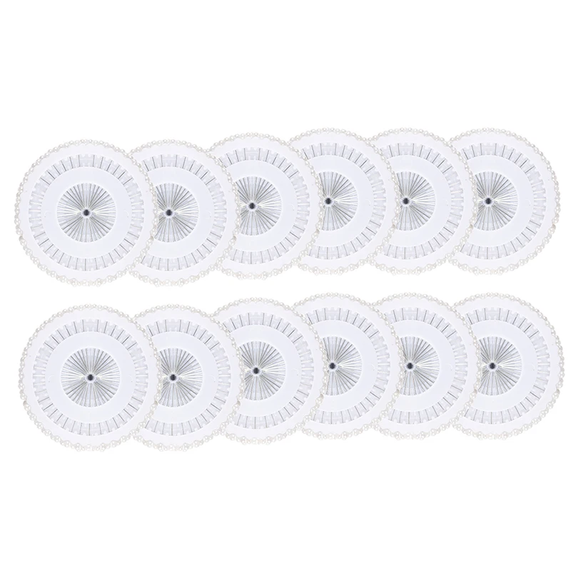 

480 Pcs Silver Tone 1.5" Long 3mm Plastic Pearl Head Pins