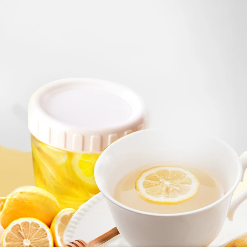 

2Pcs 260ml Glass Storage Jars with Sealed Plastic Lids Clear Bulk Food Storage Canister Tank Container Stackable Cans