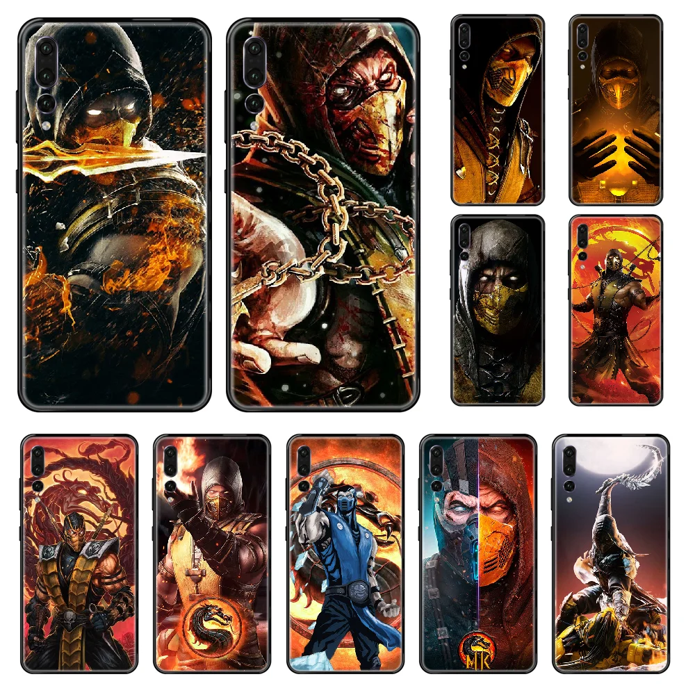 

Mortal Game Kombat Phone case For Huawei P 8 10 20 30 Smart Plus 2019 Z Lite Pro 2017 2019 black fashion waterproof art shell