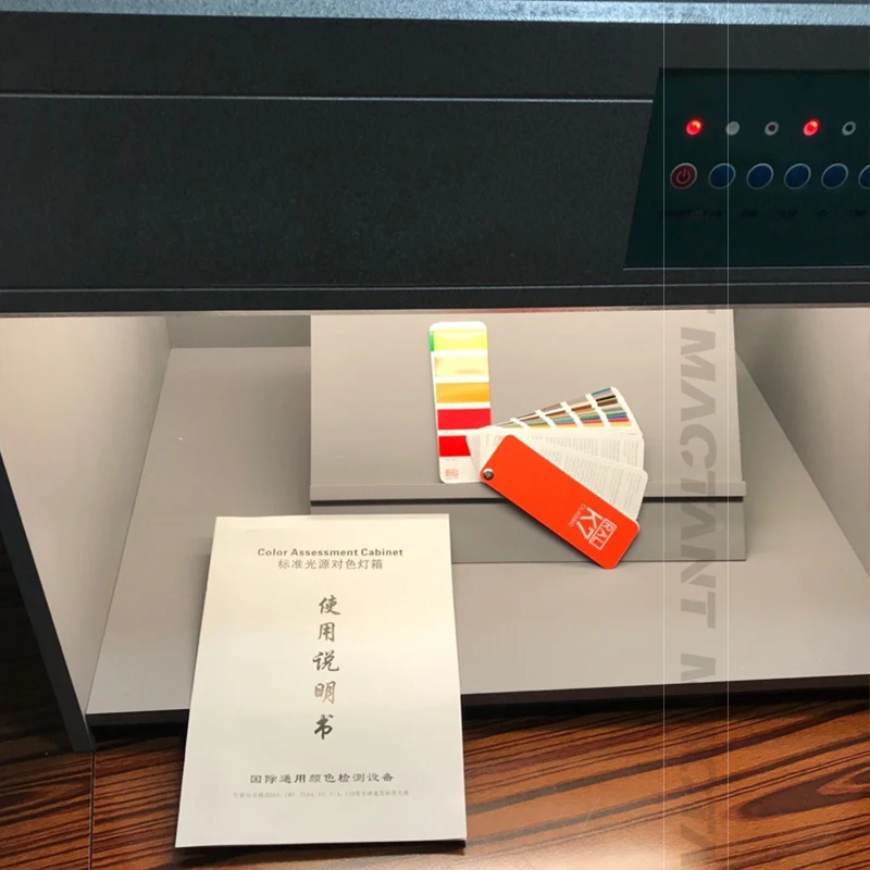 Стандарсветодиодный шкафчик для оценки цвета 220 В D65 светодиод с 5 источниками