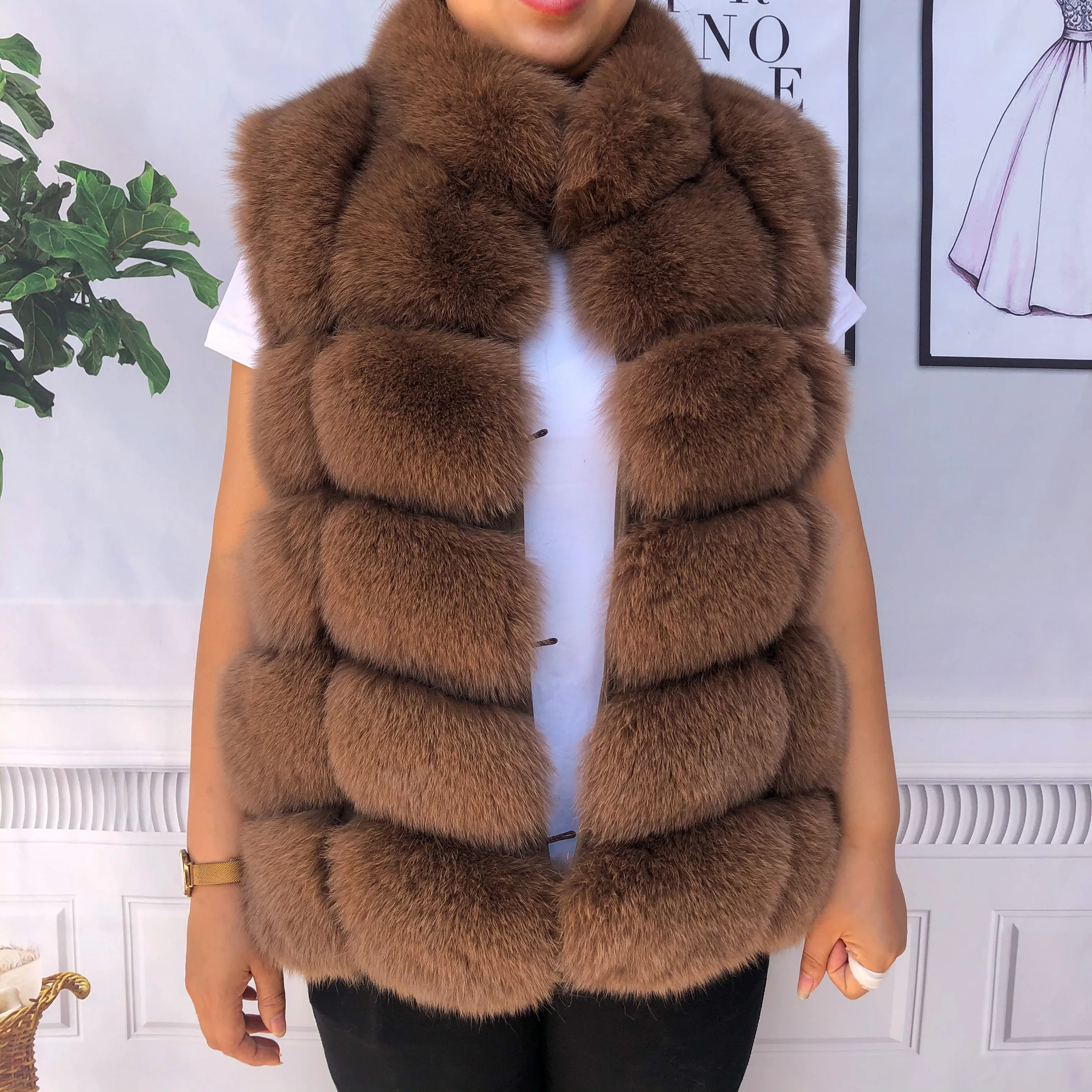 Шуба из натурального Лисьего меха с воротником стойкой шуба лисьего меховые