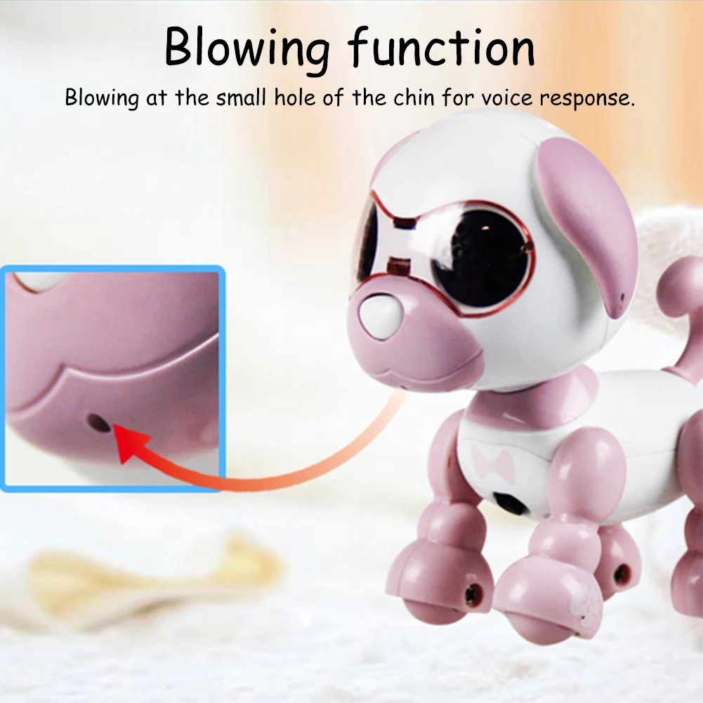 

USB Robot Dog Toy Smart Pet Robot Children Interactive Playmate Interesting Electronic Pet Dog Toys For Chidlren Boys And Girls
