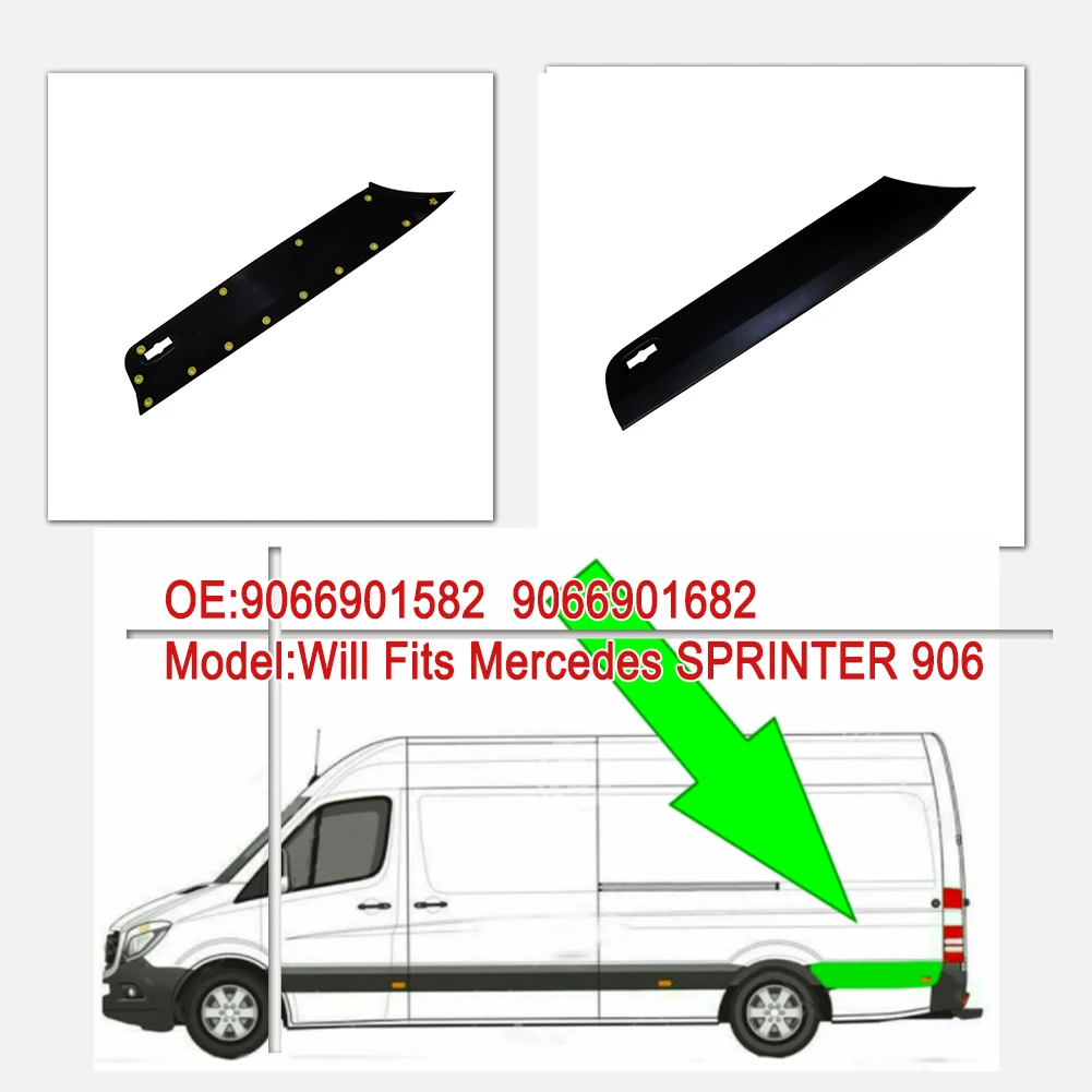 

Пластиковая защитная боковая молдинговая лента для Mercedes Sprinter 2006 -2016 9066901582 9066901682