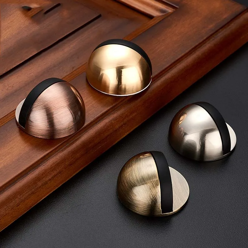 Наклейка для двери без перфорации Скрытая резиновая дверная пробка из