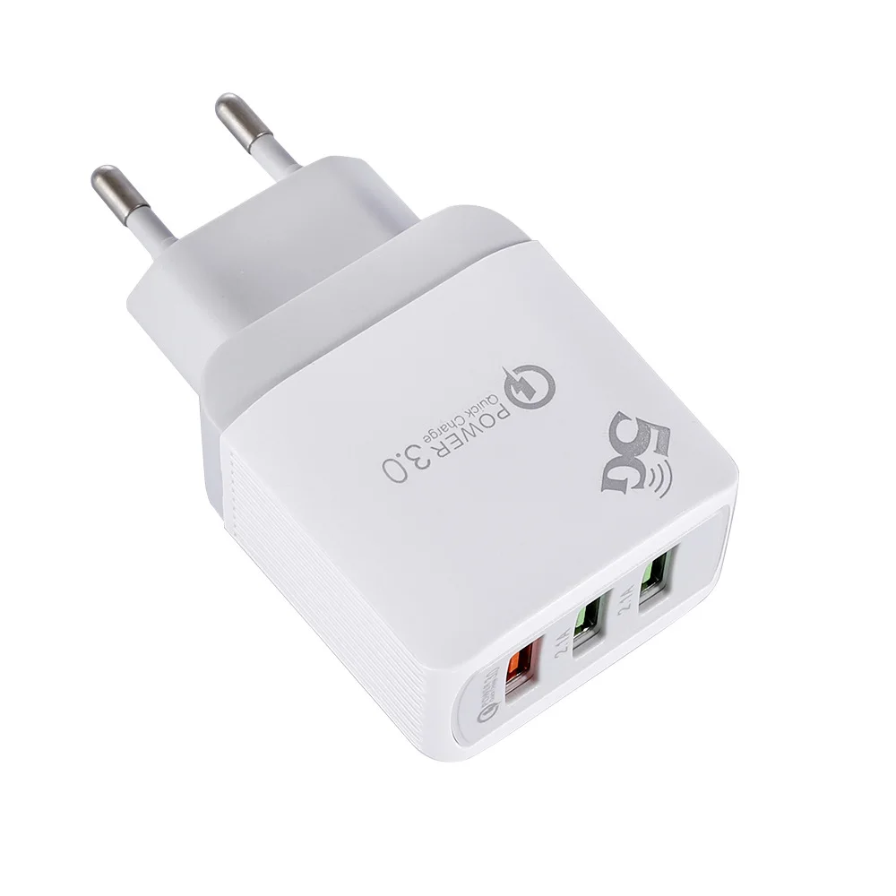 

QC3.0 Charger Mobile Phone Fast Charging Multi-ports Adapter