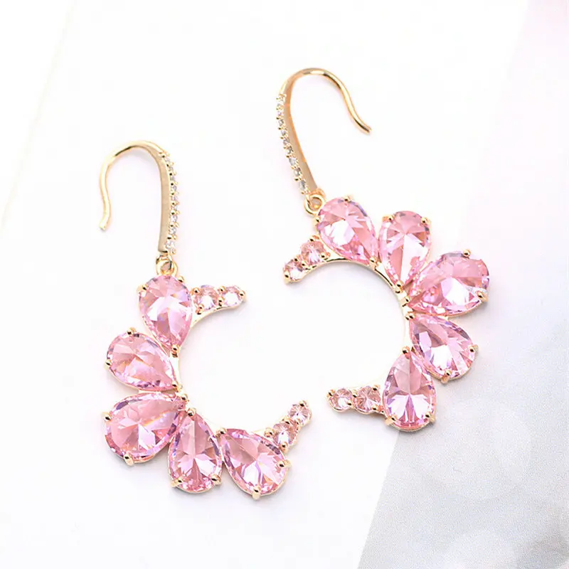 

Bilincolor fashion purple fish hook earring for women