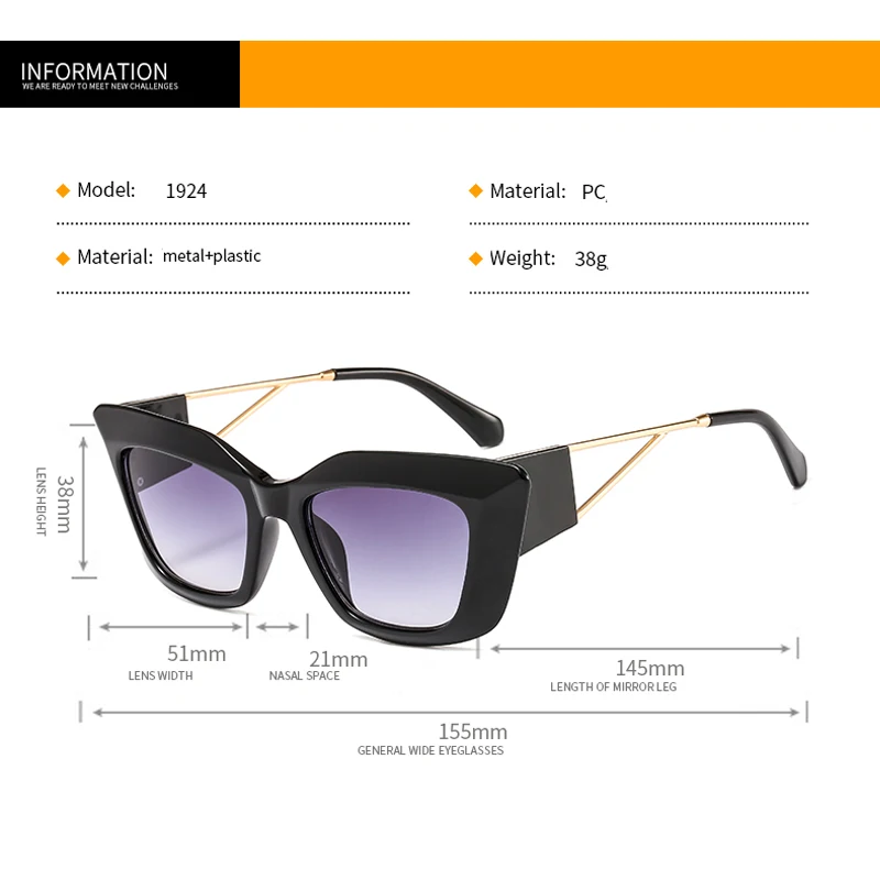 

LongKeeper Vintage Cat Eye Sunglasses Women Brand Mirror Gradient Shades Female Eyewear UV400 lentes de sol hombre