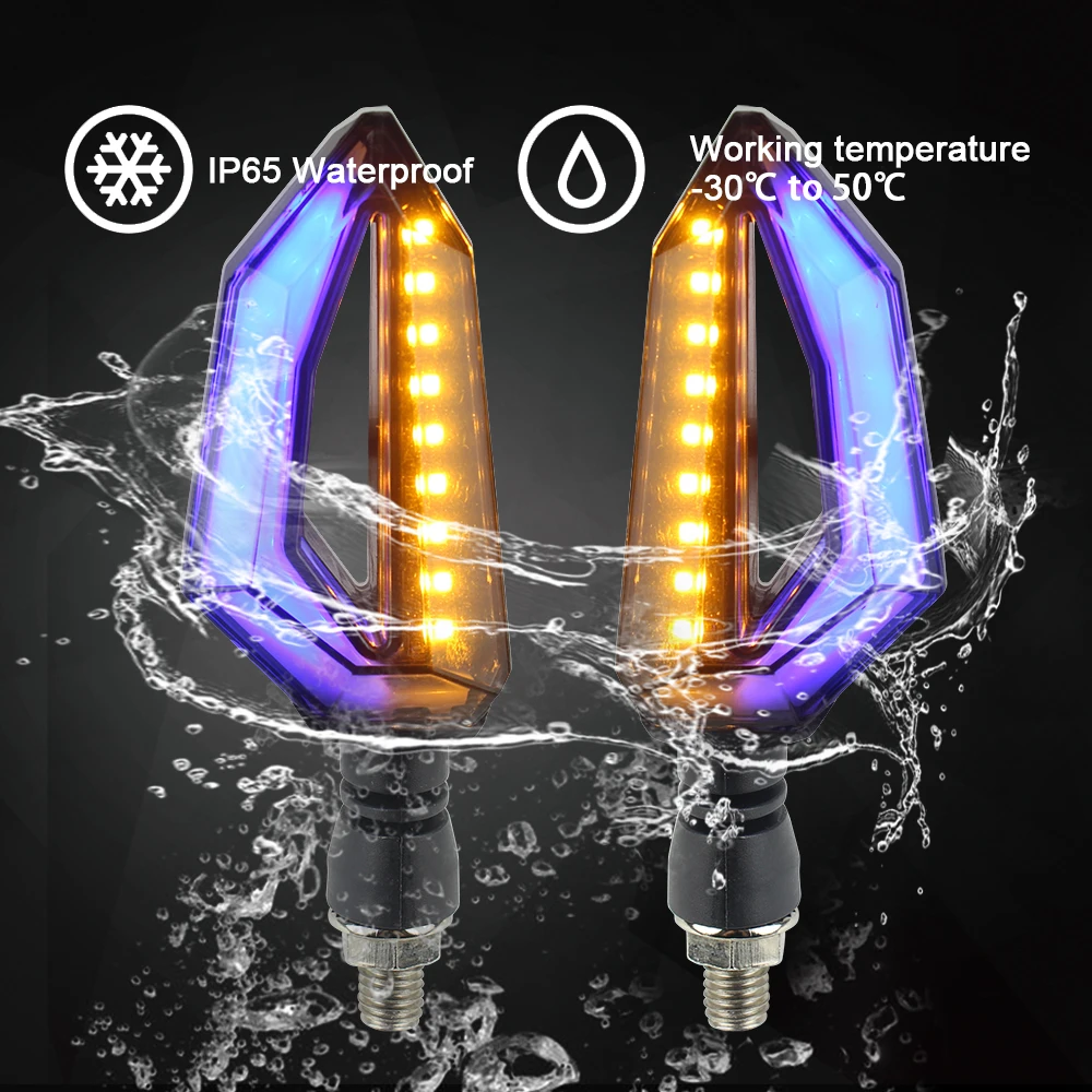 

Universal Motorcycle LED Turn Signal Light side Maker Indicator lights For Honda Yamaha Kawasaki Suzuki Motorcycle parts