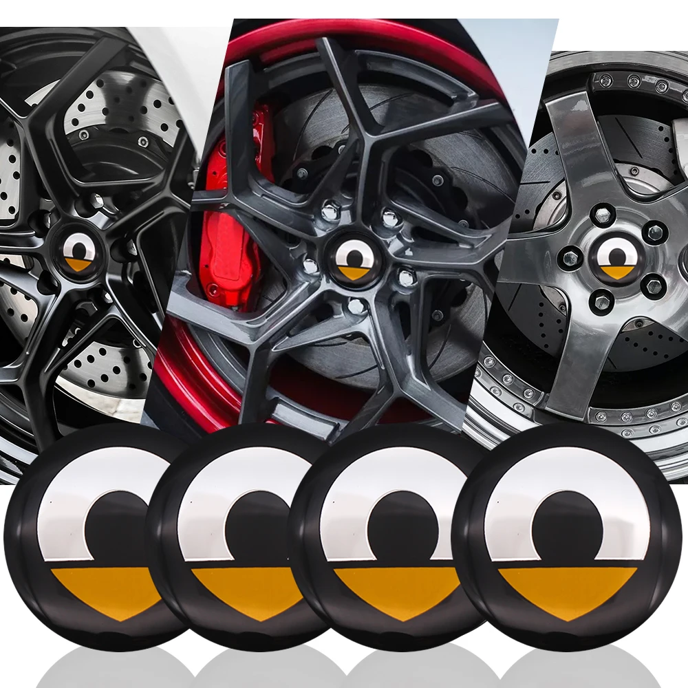 4 шт. наклейка на обод крышки Центральная втулка колеса автомобиля для Benz Smart Fortwo