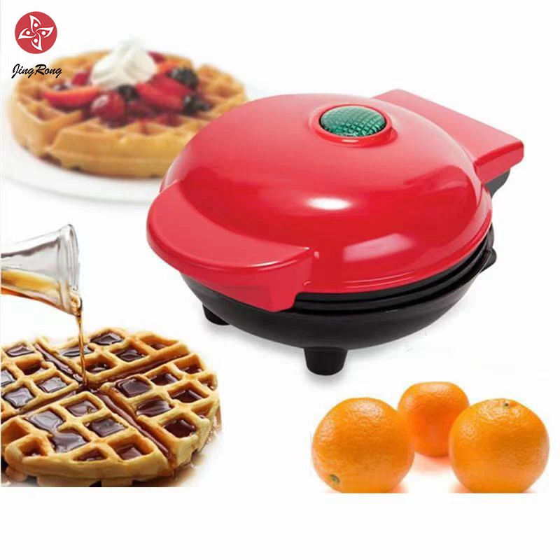 

220V Mini Waffle Maker EU UK Plug 110V Mini Waffle Pot Electric Waffle Maker Breakfast Waffle Machine Egg Cake Oven