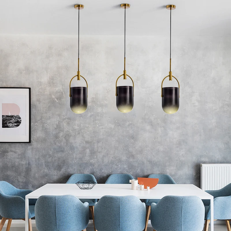 

Современная Скандинавская дизайнерская люстра в стиле пост-модерн для столовой, персонализированная светодиодный ная люстра из постепенн...