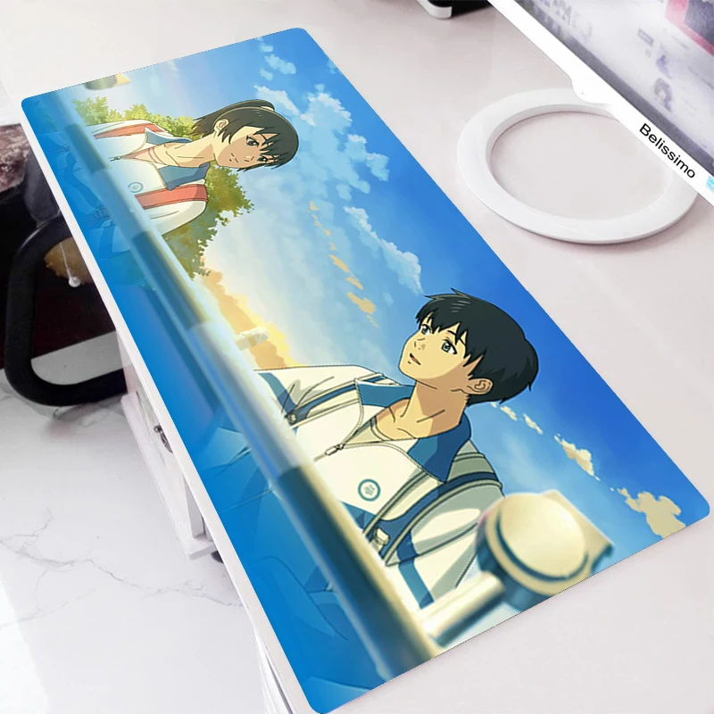 

Mouse Mats Large Pads Deskpad Laptop Gamer Complete Computer Desk Pads Cute Accessories Anime Beautiful Crystal Sky Of Yesterday