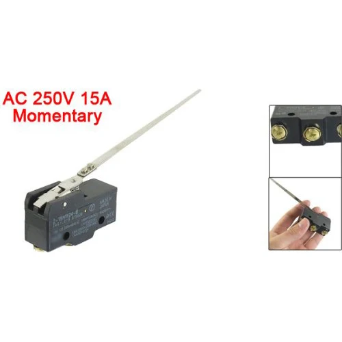 AC 250V 15A с низким уровнем шарнир силы Lever Мгновенный Микро Переключатель
