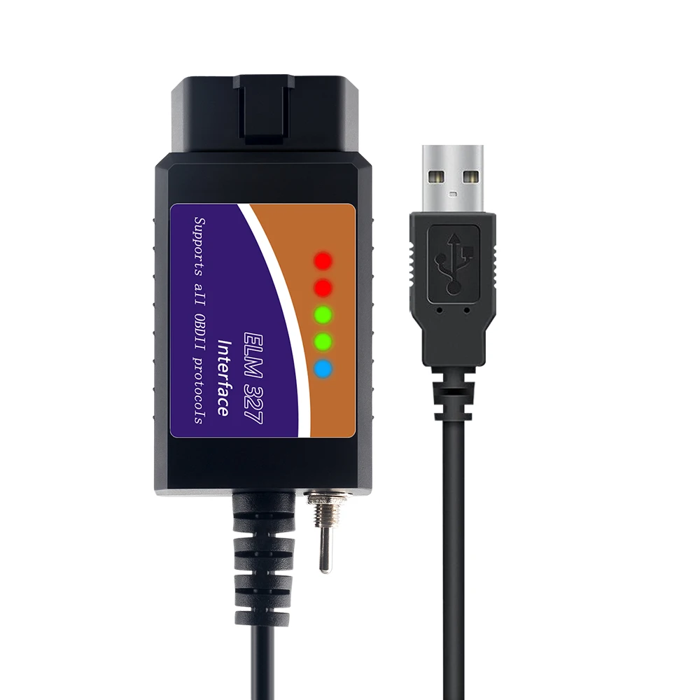 

ELM327 OBD2 Scanner elm 327 USB v1.5 Bluetooth Code Reader Auto Diagnostic Scanner Tool Made for Forscan Automotive