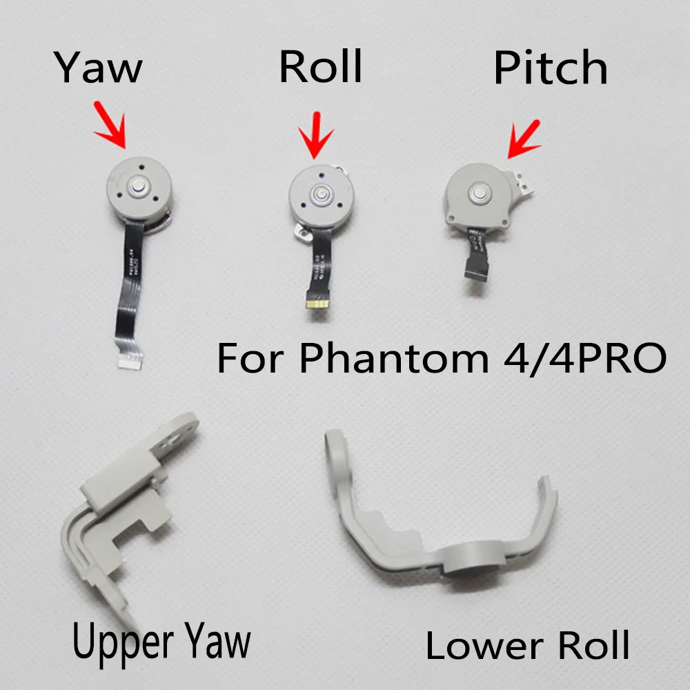 Запчасти для ремонта Phantom Gimbal Motor Оригинальные запасные части рулона/шага камеры