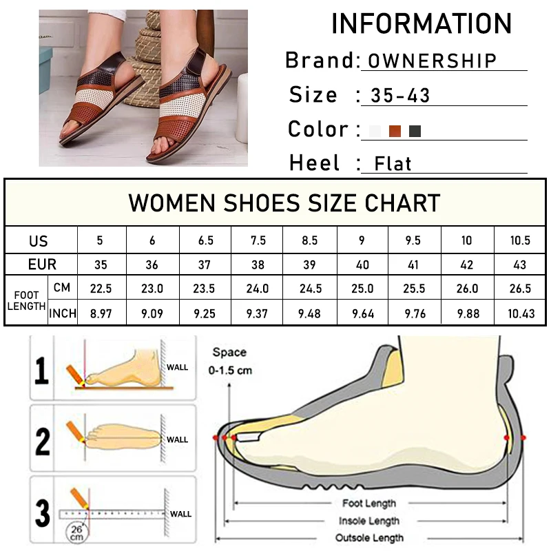 Женские сандалии пляжные на плоской подошве Коллекция 2020 года Летние женские