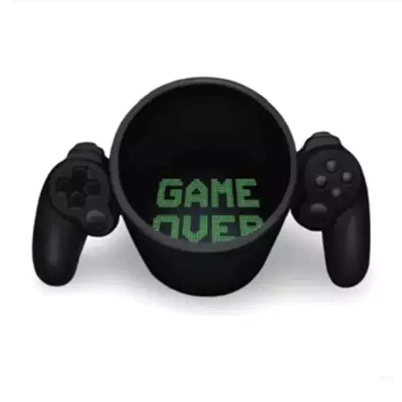 Персонализированный креативный геймпад в форме кофейной чашки Game Over с буквенным