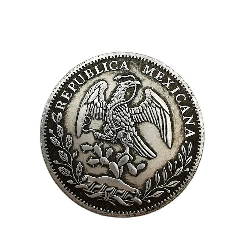 Памятная монета 1882 мексиканский Орлан змея большой диаметр 45 мм Коллекционная
