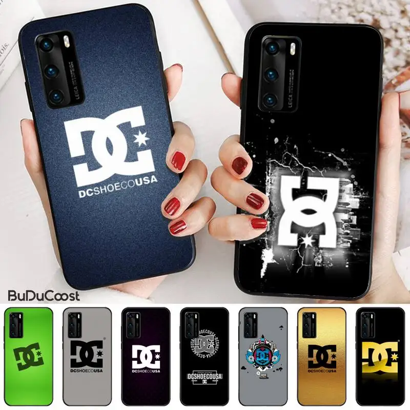 

Chenel Fashion brand DCSHOECOUSA Soft Phone Cover for Huawei P20 P30 P20Pro P20Lite P30Lite Psmart P10 P40