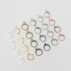 50 шт., 13x15 мм, золотые, серебристые, французские, очаровательные серьги, крючок, серьги для ушей, установка, основа для самостоятельного изготовления ювелирных изделий, аксессуары