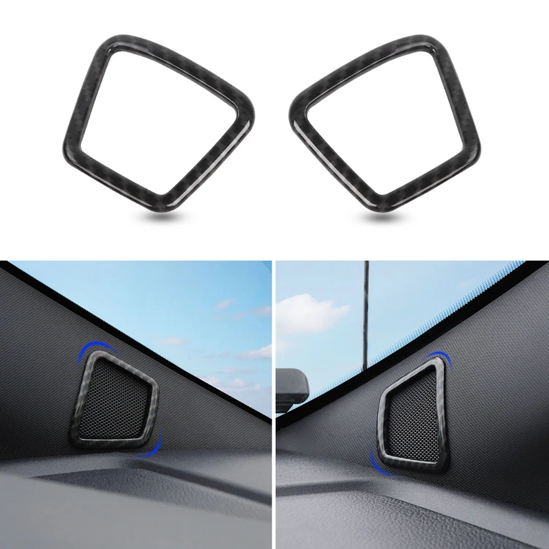 2 шт. накладки на переднюю стойку колонки из углеродного волокна для Ford F150 2015-2017 |