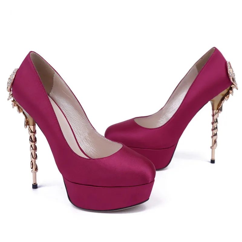 2020 новые женские круглый носок свадебные туфли слипоны Высококачественная