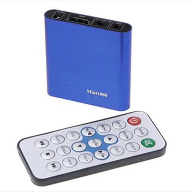 MINI 1080 HD Media Player USB External SD Box Support MKV AVI TS/TP HDD EU Plug | Электроника