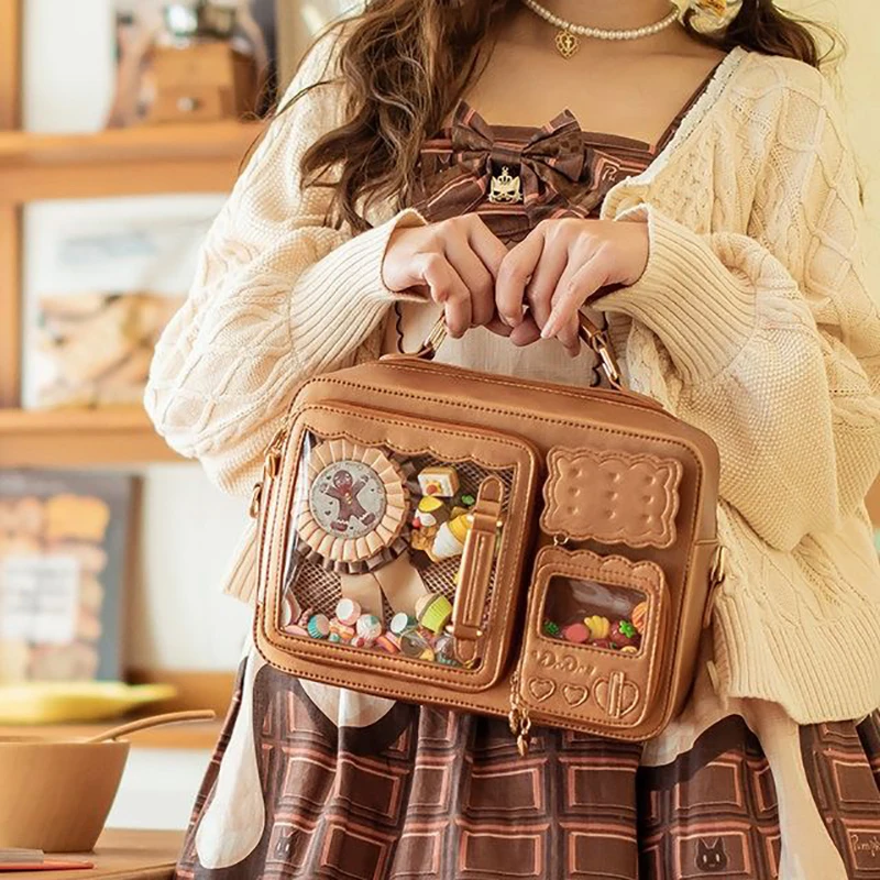 

NEW Lolita bag Japanese school Uniforms Cute Ita bag Lolita JK SchoolBag for college Student Women Handbag Anime Shoulder Bag
