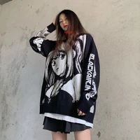 anime death note misa amane cosplay tops hoodie uniform outfit harajuku streetwear korean oversize pullover sweatshirt for women
