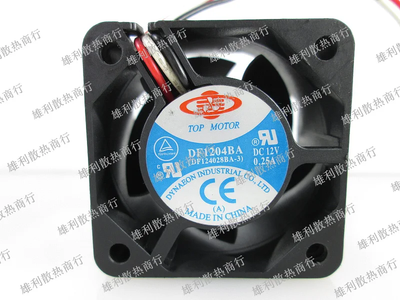 

Новый DF124028BA 12V 0.25A 4 см 4028 3 провода защиты электродвигателя Вентилятор охлаждения