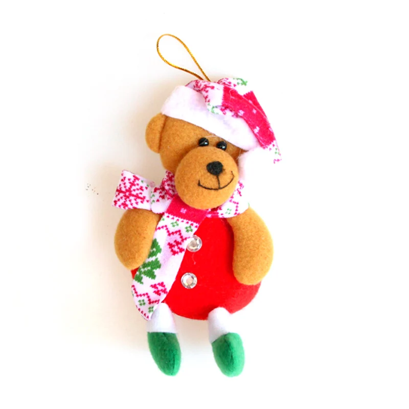 Санта Клаус снеговик олень медведь Рождественская елка украшения на