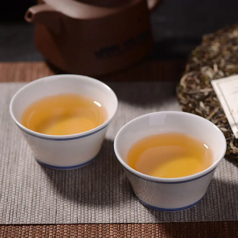 357 г чай для пирожных из Пуэра Юньнань Пуэр семи семян древнего дерева