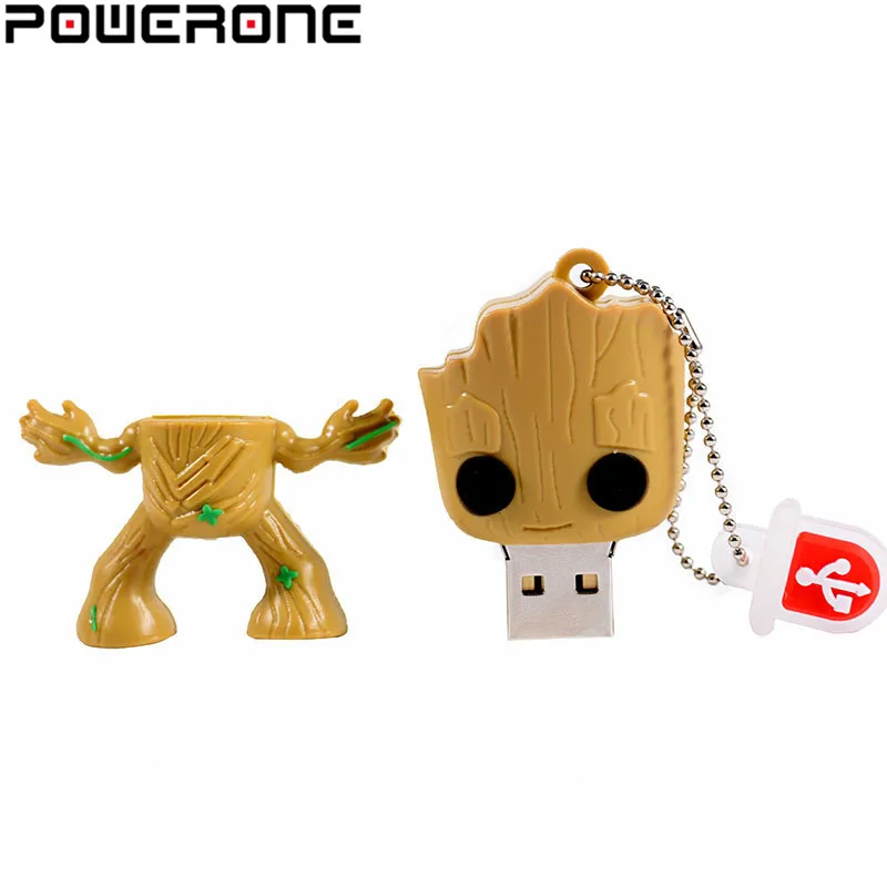 POWERONE с любимыми персонажами из мультфильмов изображением грута флэш накопитель