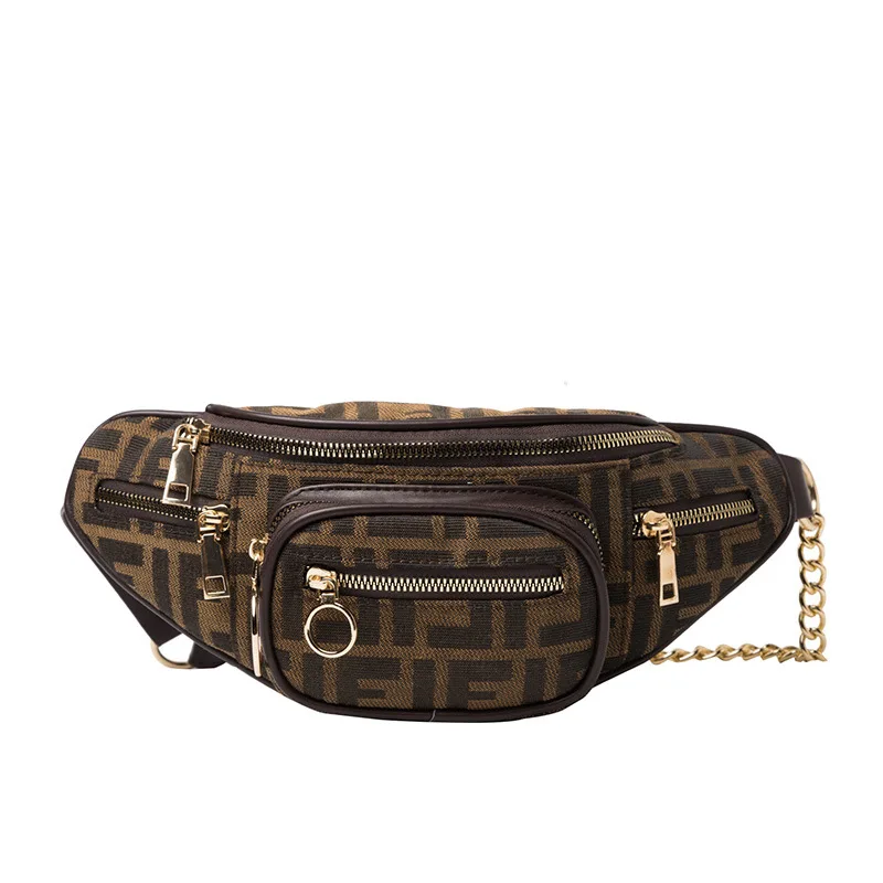

Autumn and winter small bag women's 2020 new wave Korean version of Joker fashion chest bag ins canvas messenger bag